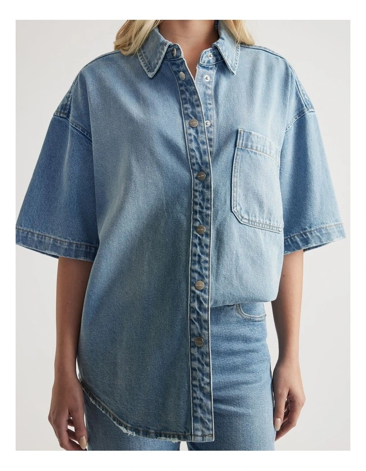 Rowan Oversized Denim Shirt image 3