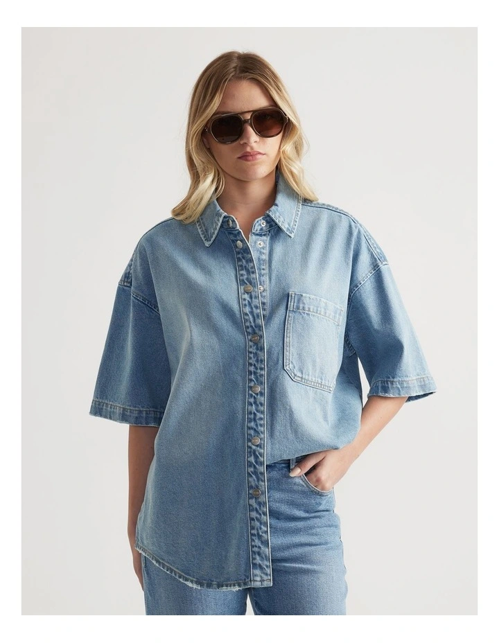 Rowan Oversized Denim Shirt image 4