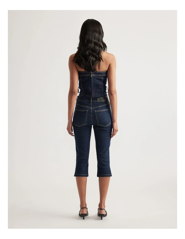 Zoey Strapless Denim Top image 2