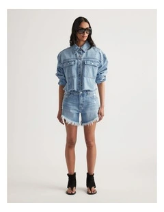 Samara Distressed Denim Short