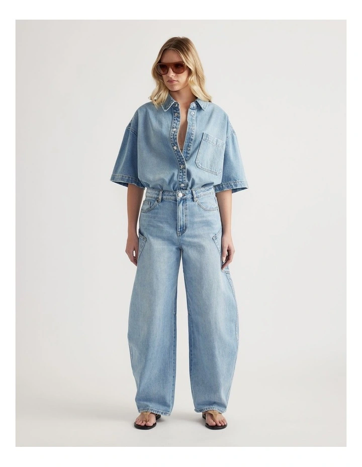 Logan Cargo Barrel Jean image 1
