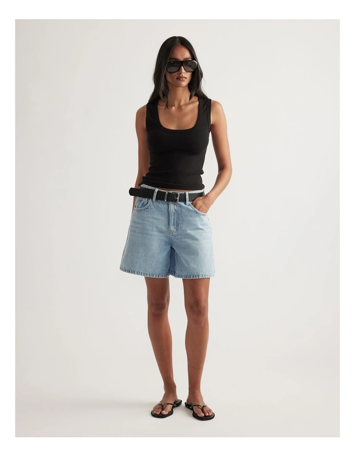 Abigail A-Line Denim Short image 1