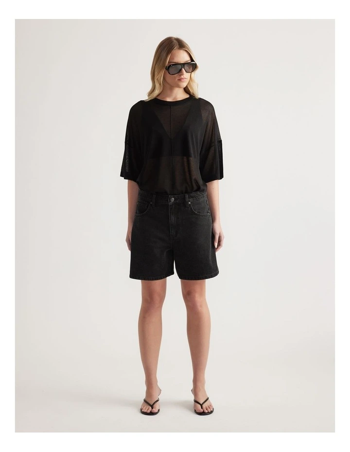 Abigail A-Line Denim Short image 1