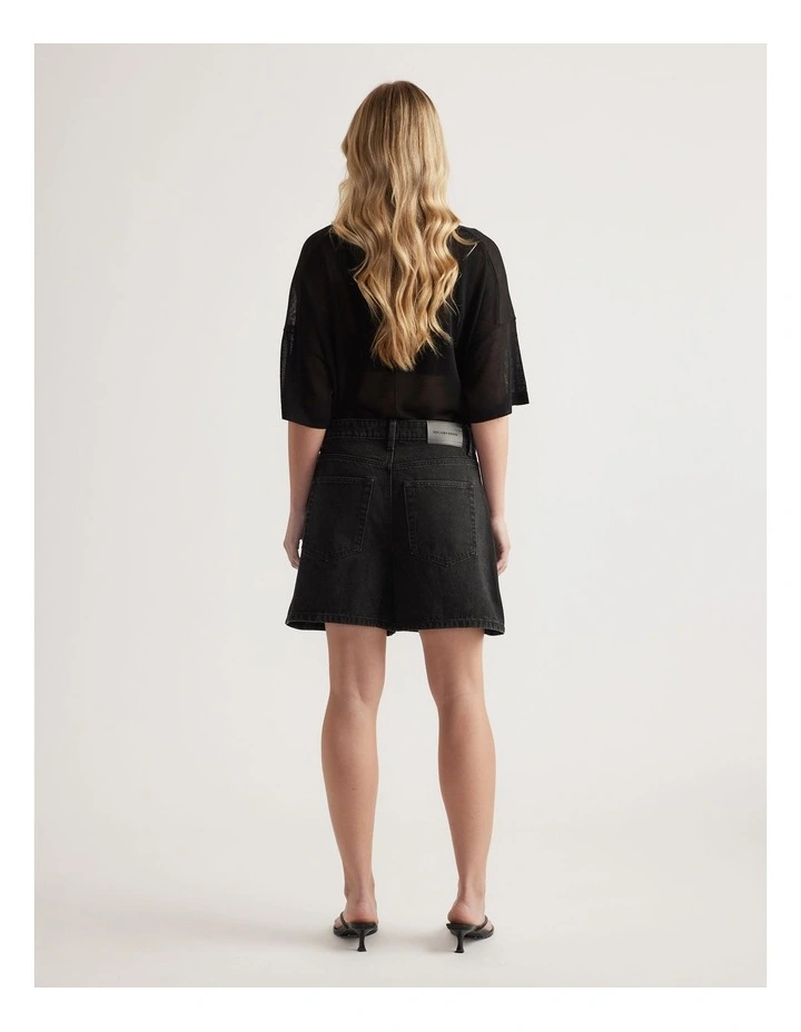 Abigail A-Line Denim Short image 2