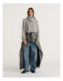 D-Luxe High Neck Knit Jumper
