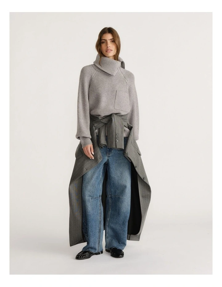 D-Luxe High Neck Knit Jumper image 1