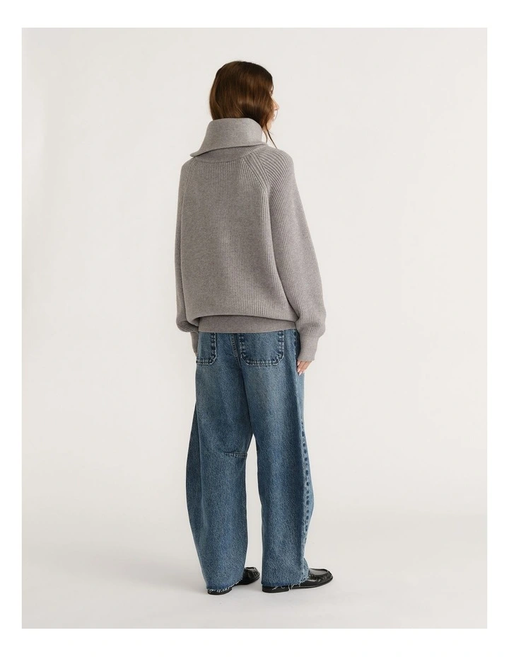 D-Luxe High Neck Knit Jumper image 2
