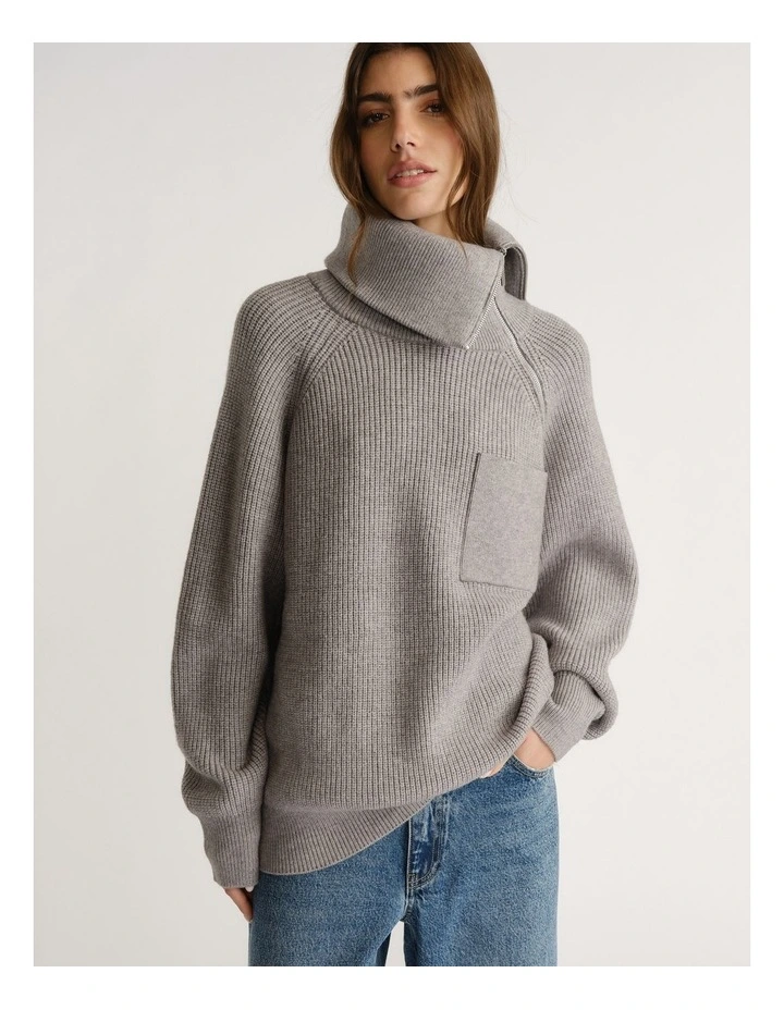 D-Luxe High Neck Knit Jumper image 3