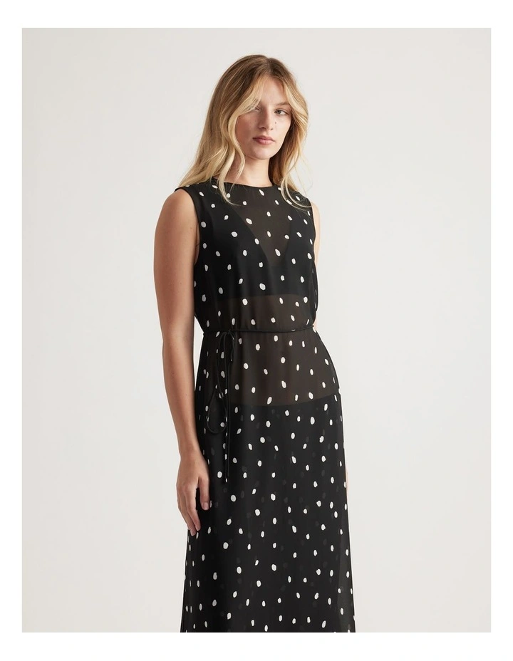 Eliza Sheer Maxi Dress image 3