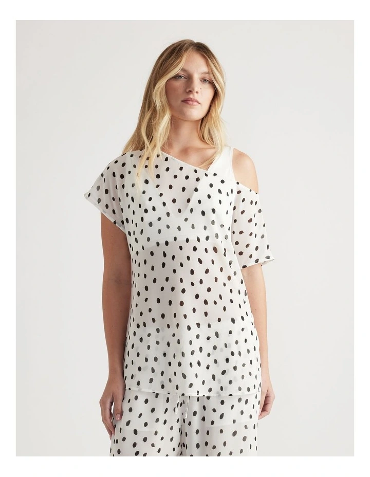 Eliza Off Shoulder Sheer Top image 3