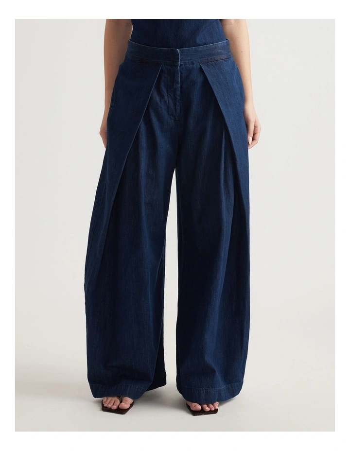 Rory Denim Wide Leg Pant image 4