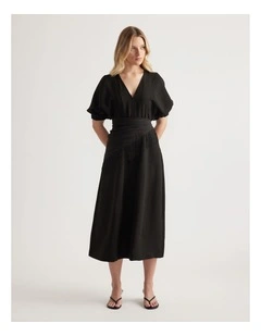 Drew Panelled Midi Dress