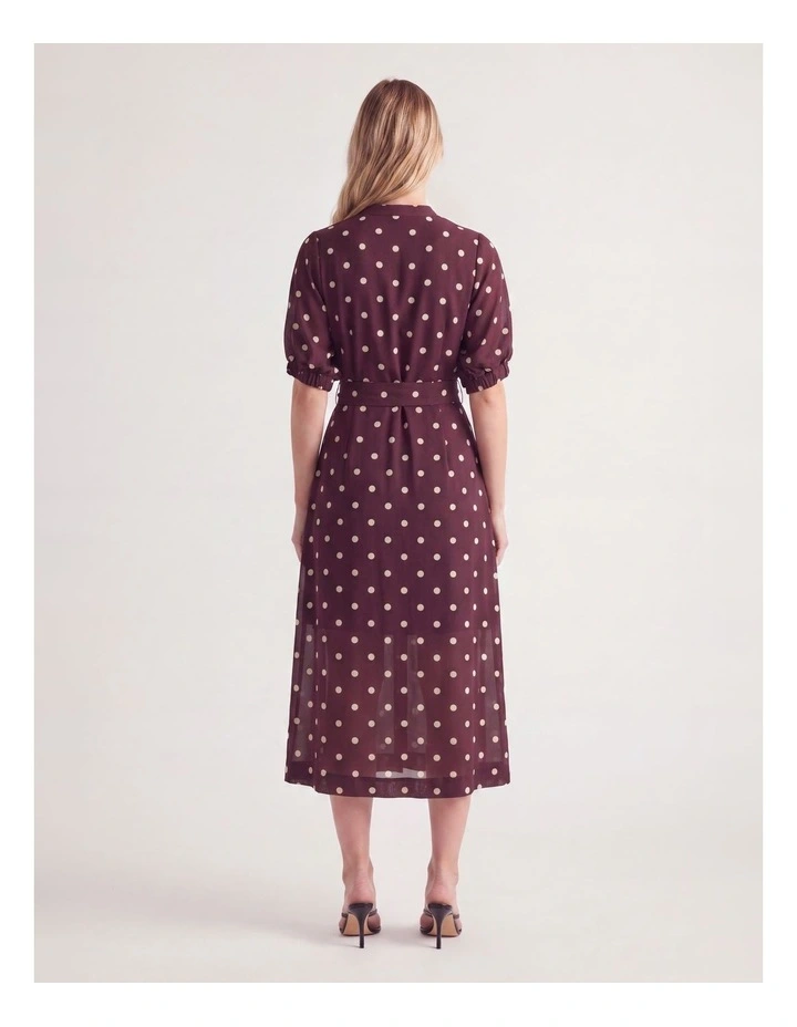 Becca Puff Sleeve Midi Dress image 2