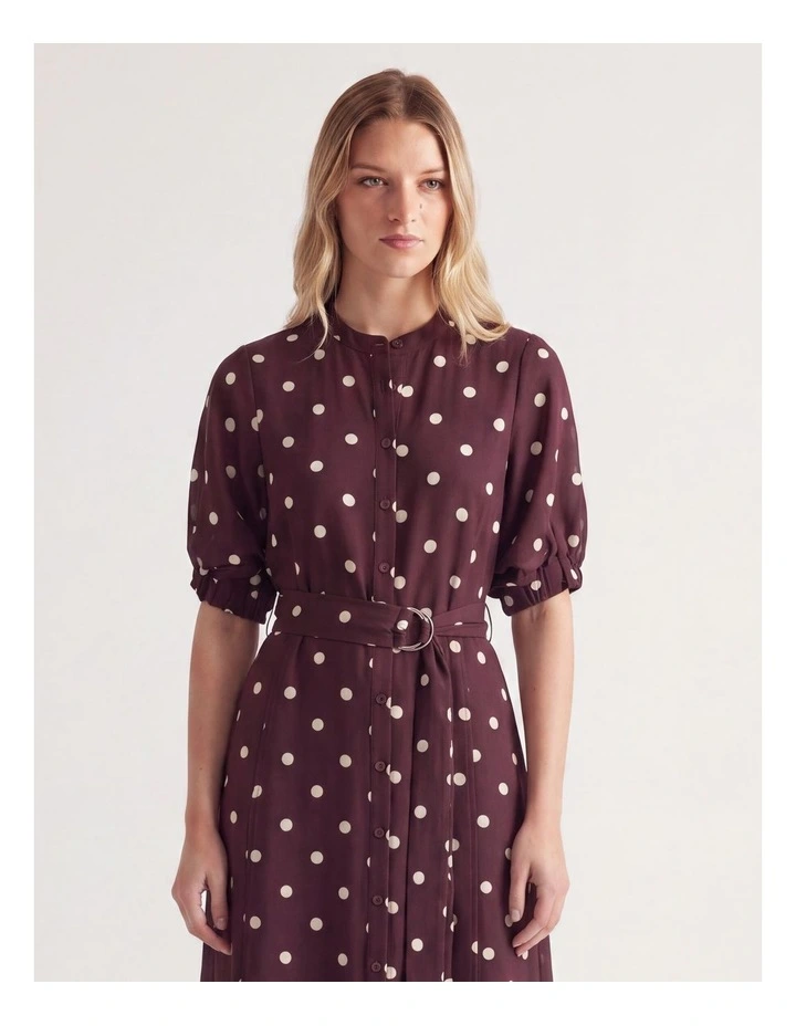 Becca Puff Sleeve Midi Dress image 4