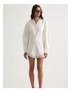 Ruby Barrel Sleeve Blazer