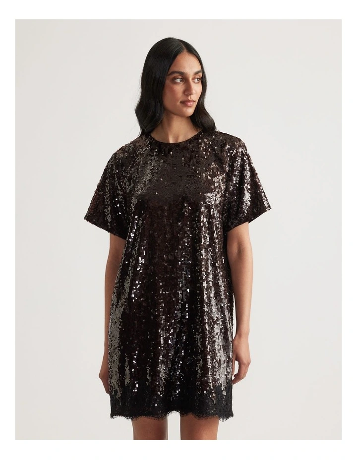 Shelly Sequin Mini Dress image 4