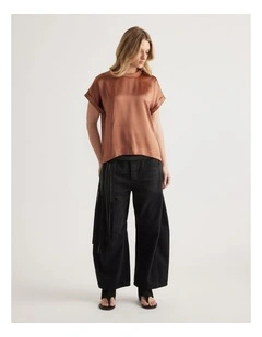 AnnMaree Satin Tee
