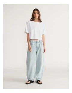 D-Luxe Cinched Barrel Jean