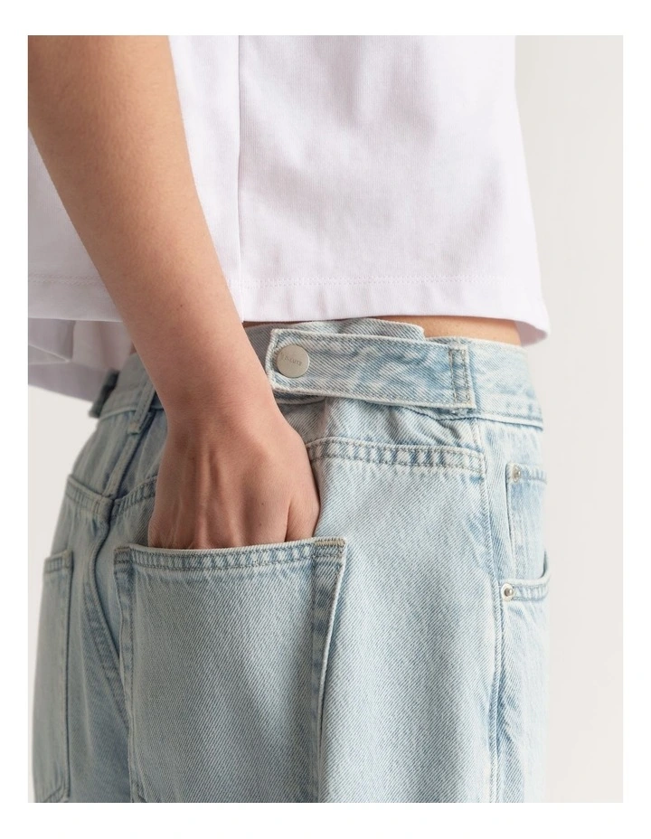 D-Luxe Cinched Barrel Jean image 3