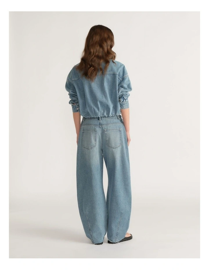 D-Luxe Cinched Barrel Jean image 2