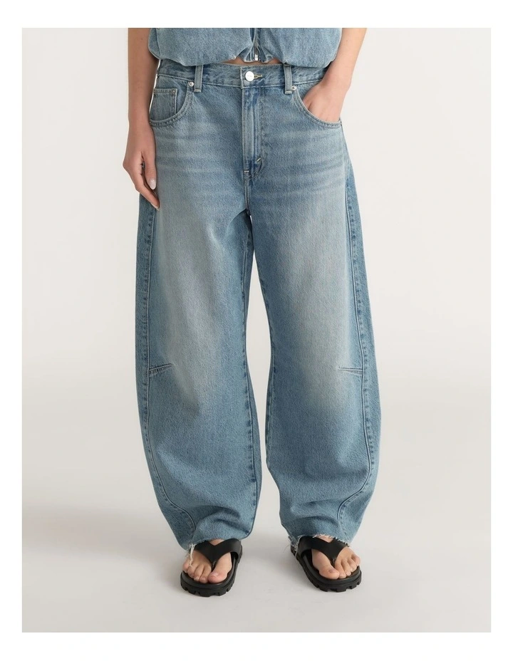 D-Luxe Cinched Barrel Jean image 3