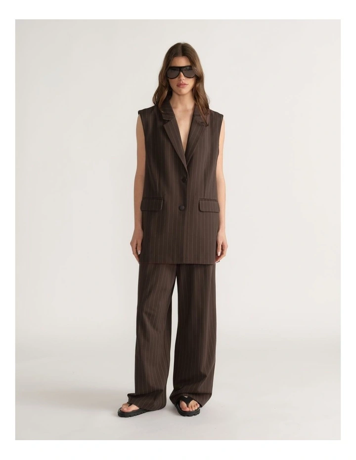 D-Luxe Pinstripe Vest image 1