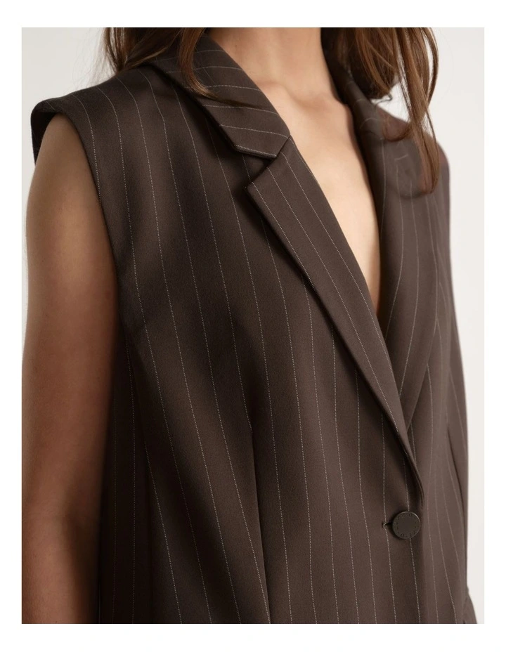 D-Luxe Pinstripe Vest image 3