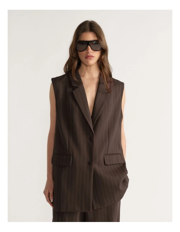 D-Luxe Pinstripe Vest image 4