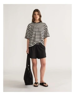 D-Luxe Short Sleeve Stripe Tee
