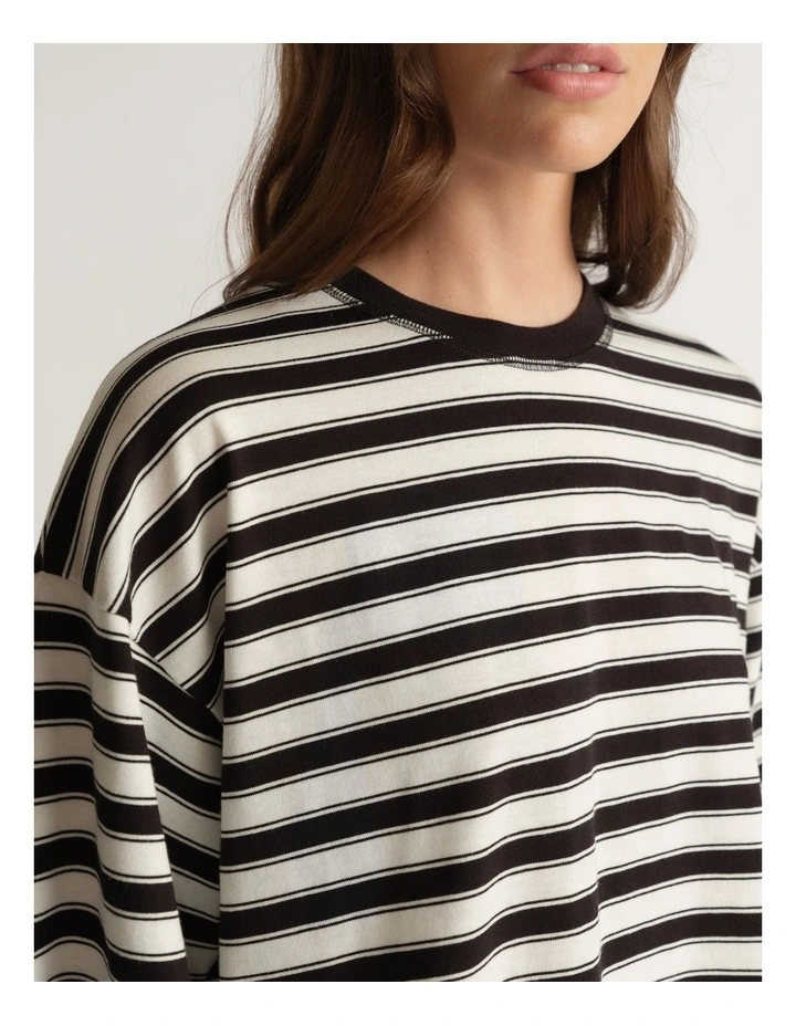 D-Luxe Short Sleeve Stripe Tee image 3