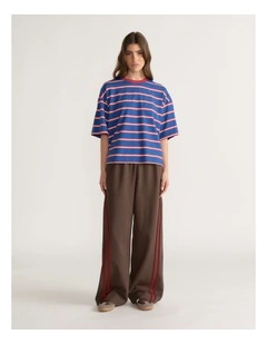 D-Luxe Short Sleeve Stripe Tee