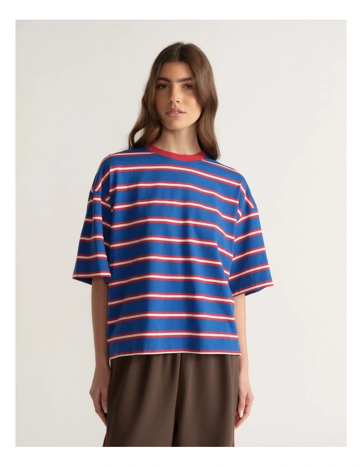 D-Luxe Short Sleeve Stripe Tee image 4