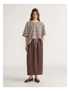 D-Luxe Short Sleeve Stripe Tee