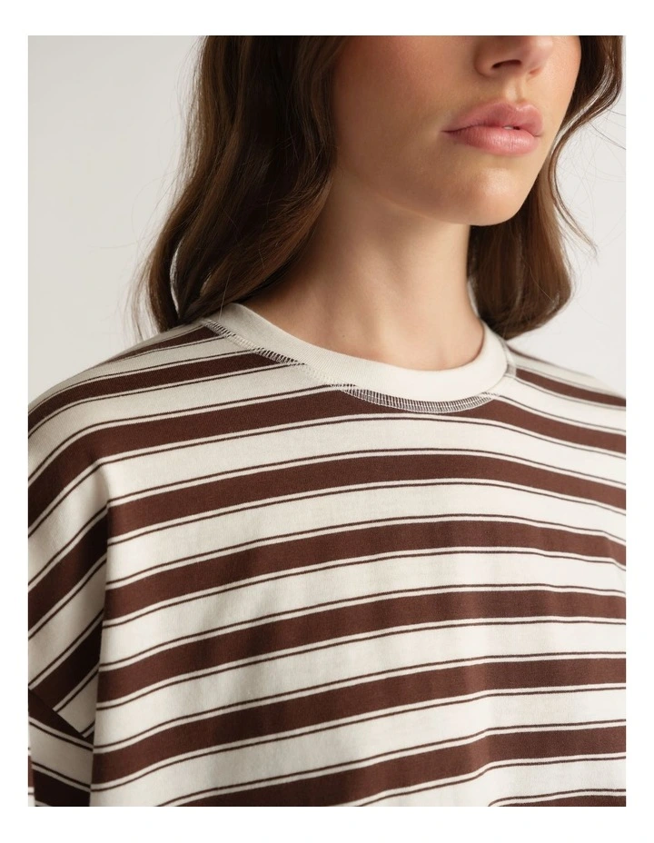D-Luxe Short Sleeve Stripe Tee image 3
