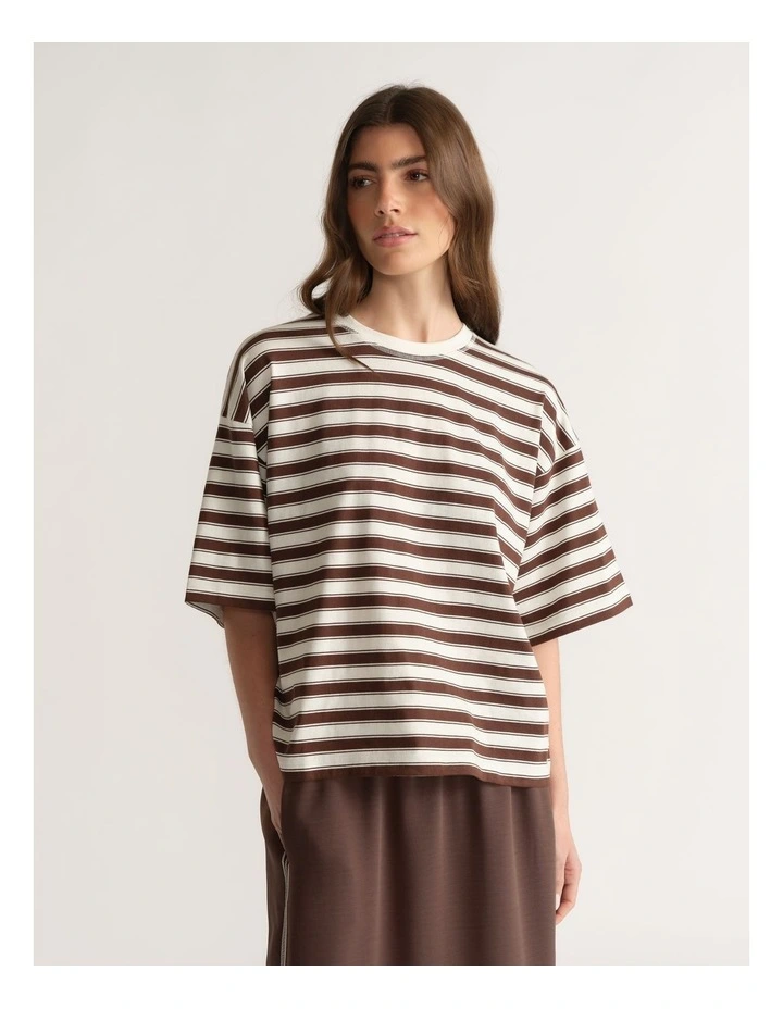 D-Luxe Short Sleeve Stripe Tee image 4