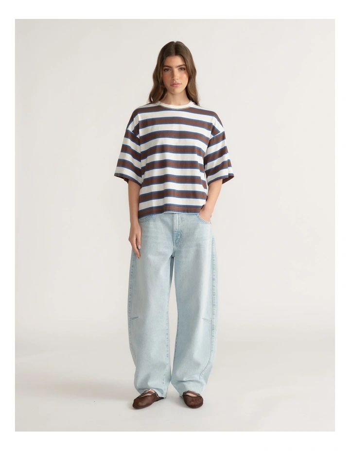D-Luxe Short Sleeve Stripe Tee image 1