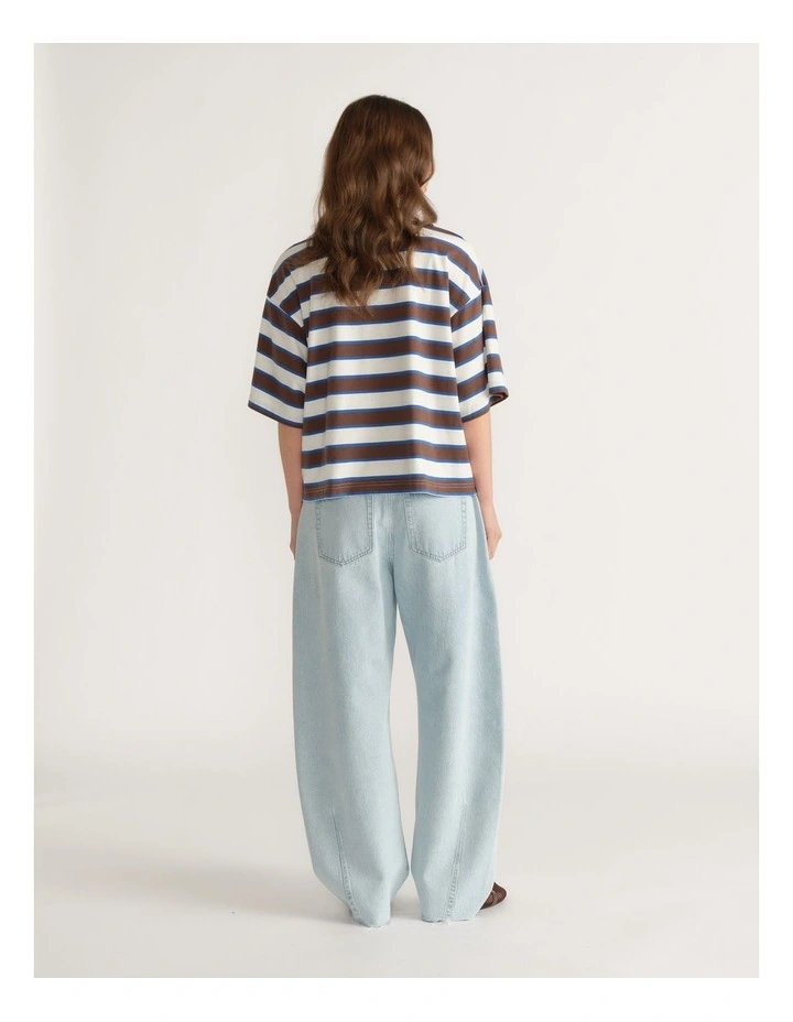 D-Luxe Short Sleeve Stripe Tee image 2