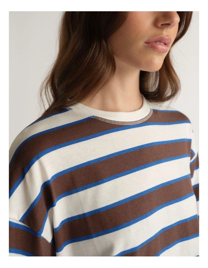 D-Luxe Short Sleeve Stripe Tee image 3