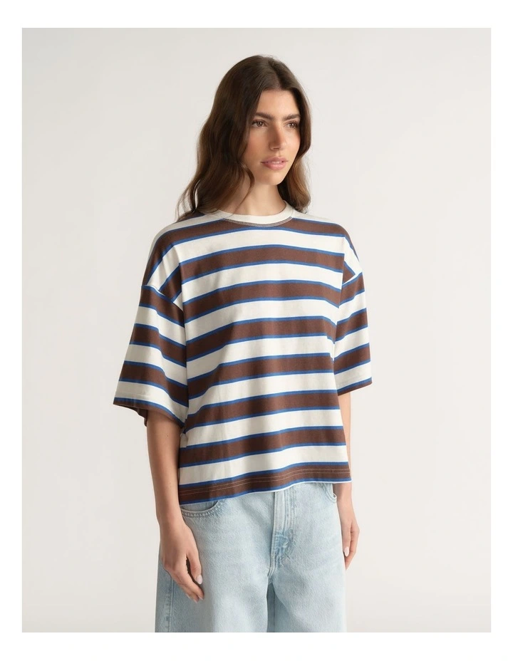 D-Luxe Short Sleeve Stripe Tee image 4