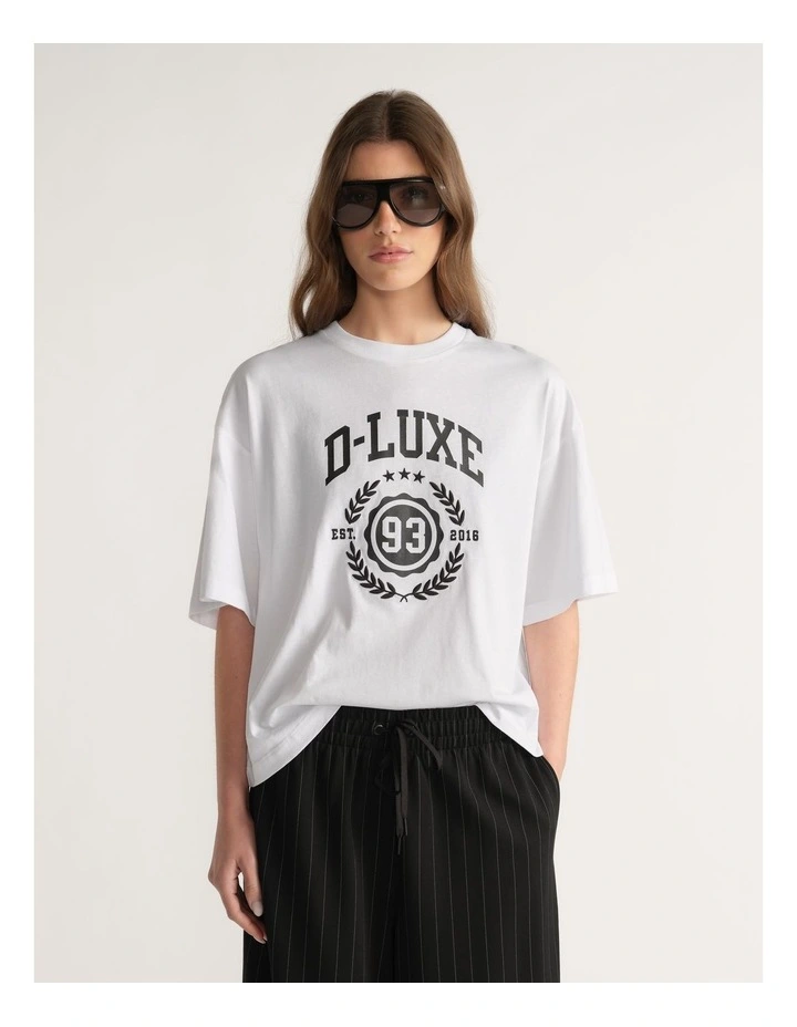 D-Luxe Crest Print Tee image 4