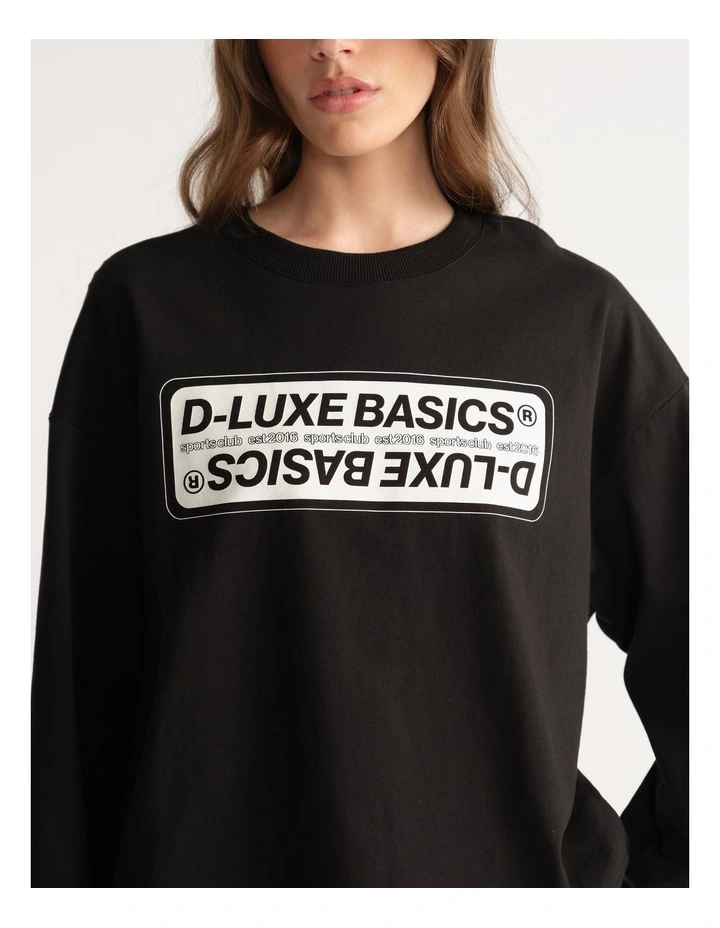 D-Luxe Sticker Long Sleeve Tee image 3