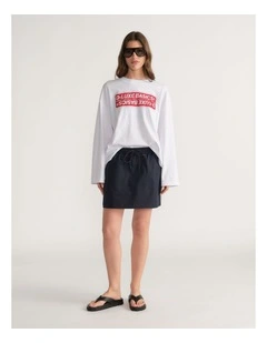 D-Luxe Sticker Long Sleeve Tee