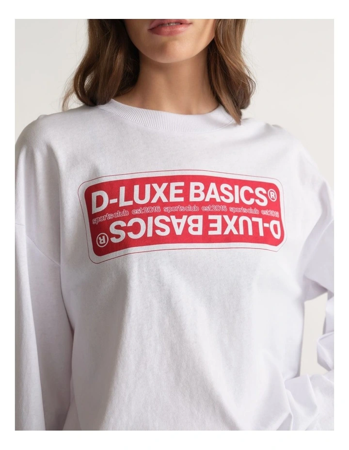 D-Luxe Sticker Long Sleeve Tee image 3
