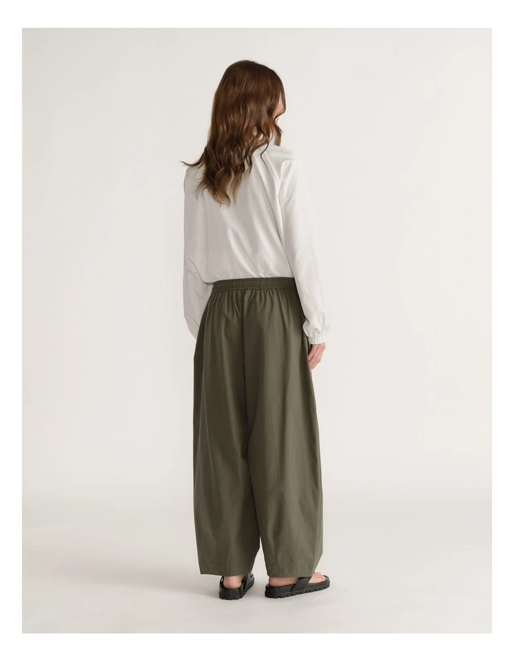 D-Luxe Poplin Barrel Pant image 2