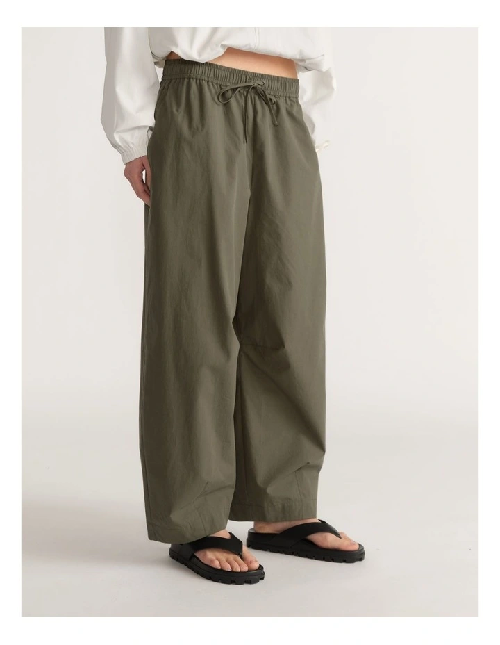 D-Luxe Poplin Barrel Pant image 4