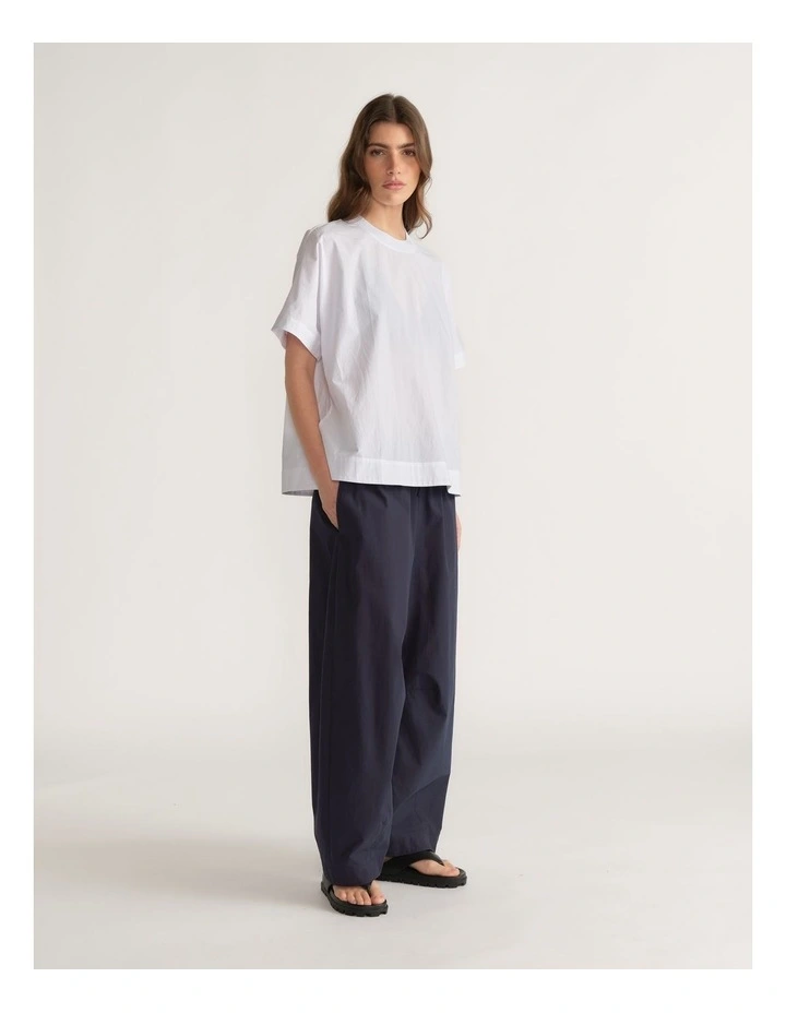 D-Luxe Poplin Barrel Pant image 1