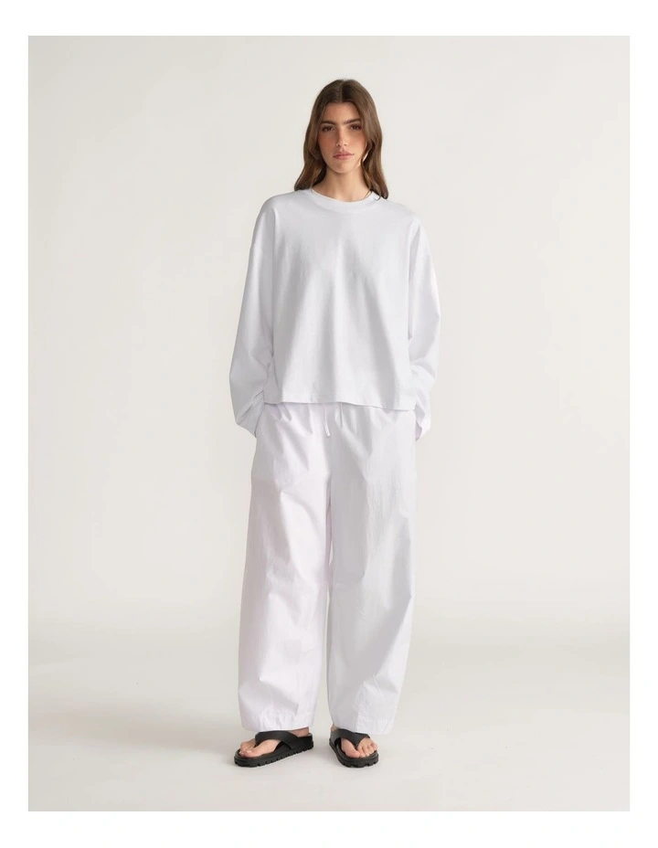 D-Luxe Poplin Barrel Pant image 1