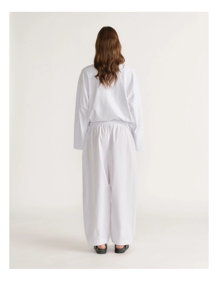 D-Luxe Poplin Barrel Pant image 2