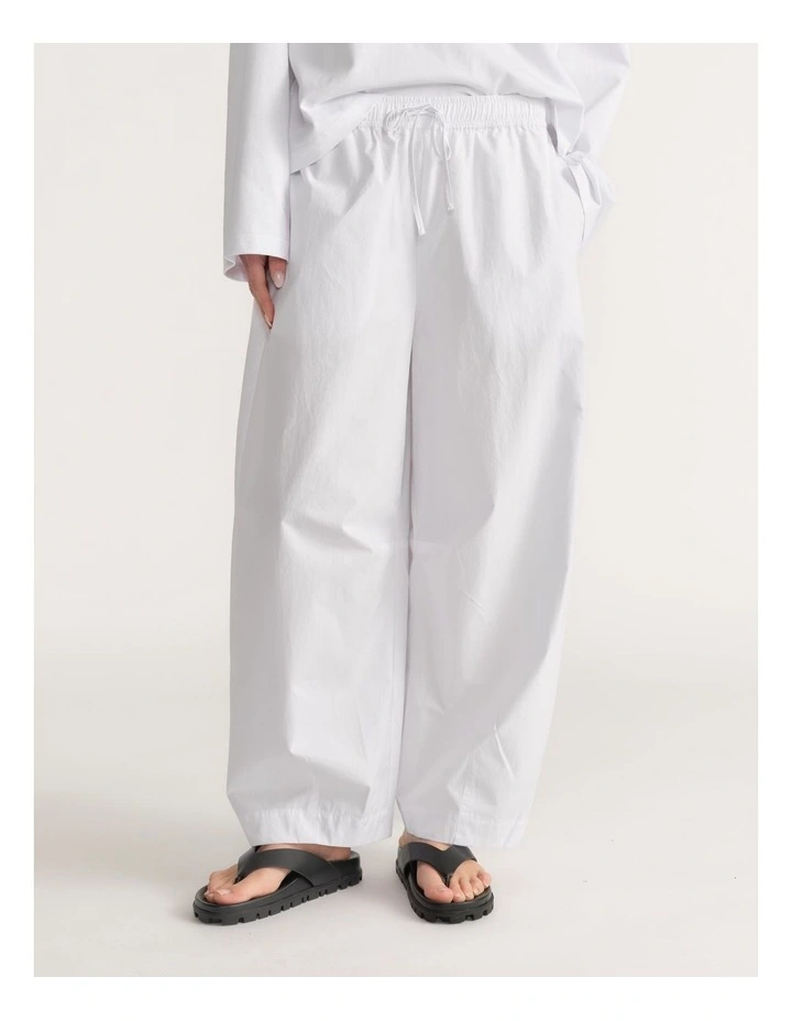 D-Luxe Poplin Barrel Pant image 4