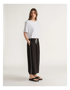 D-Luxe Racer Stripe Midi Skirt